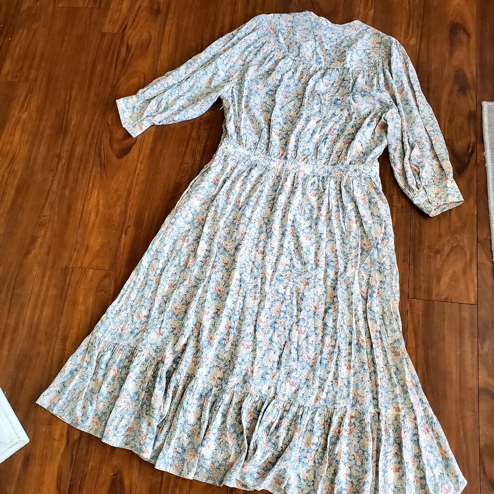 Ralph Lauren Long Sleeve Coquette Dress - Picture 4 of 5